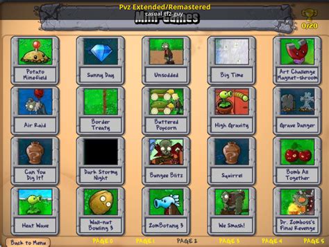 Pvz Extended/Remastered [Plants vs. Zombies] [Mods].